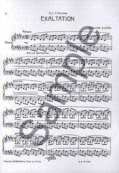 Exaltation (Three Concert Studies) von William Baines 