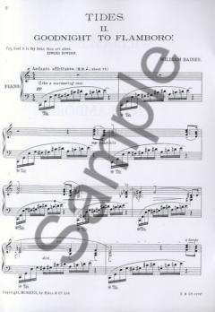 Goodnight To Flamboro' (Tides) von William Baines 