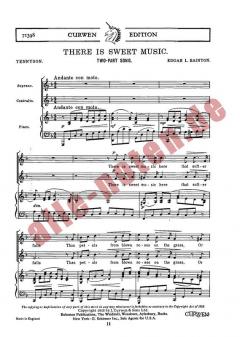Bainton, E There Is Sweet Music 2-Part 