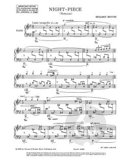 Night-Piece von Benjamin Britten 