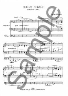 Elegiac Prelude for Organ von George J. Bennett 