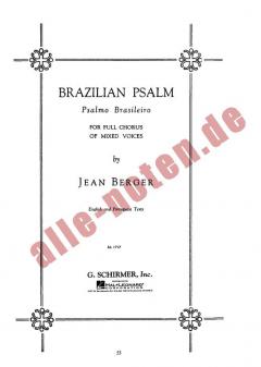 Brazilian Psalm (Jean Berger) 