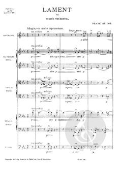 Lament von Frank Bridge 