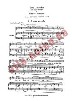 O Most Merciful/O Saviour Of The World von Ernest Bullock 