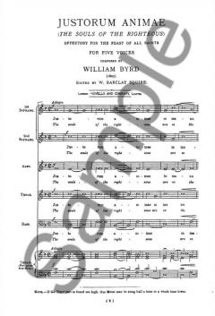 Justorum Animae von William Byrd 