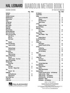 Hal Leonard Mandolin Method von Rich Delgrosso im Alle Noten Shop kaufen
