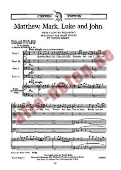 Matthew, Mark, Luke And John 