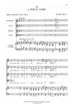 3 Songs Of Praise von George Dyson 