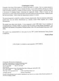 String Quartet No. 2 von Nicola LeFanu 