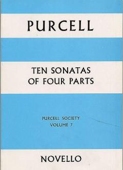 10 Sonatas of Four Parts von Henry Purcell 
