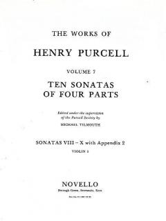 10 Sonatas of Four Parts von Henry Purcell 