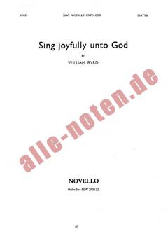 Sing Joyfully Unto God von William Byrd 
