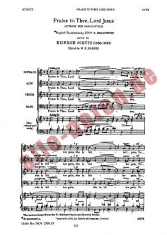 Praise To Thee Lord Jesus von Heinrich Schütz 