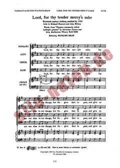 Lord, For Thy Tender Mercy's Sake von Richard Farrant 
