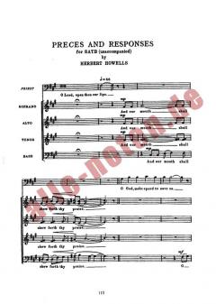 Preces And Responses von Herbert Howells 