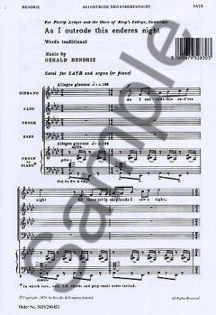 As I Outrode This Enderes Night von Gerald Hendrie 