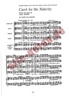 Carol For The Nativity von Jack Hawes 