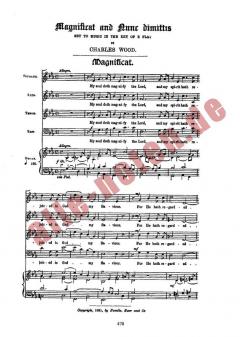 Magnificat And Nunc Dimittis In E Flat No. 1 von Charles Wood 