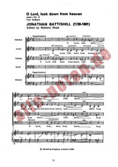 O Lord, Look Down From Heaven von Jonathan Battishill 