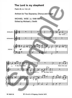 The Lord Is My Shepherd (Psalm 23) von Michael Wise 