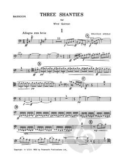 Three Shanties Op. 4 Wind Quintet (Malcolm Arnold) 