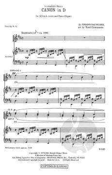 Canon In D (Johann Pachelbel) 