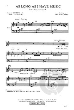 As Long As I Have Music (Don Besig) 