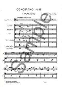 Concertino 1 and 13 von Xavier Montsalvatage 