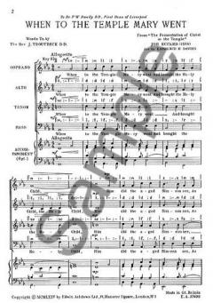 When To The Temple Mary Went (Johannes Eccard) 