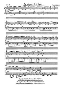 In Again Out Again von Philip Glass für 2 Klaviere im Alle Noten Shop kaufen
