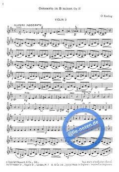 Concerto in B Minor Op.35 von Oskar Rieding 
