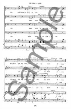In Thee O Lord von Samuel Coleridge-Taylor 