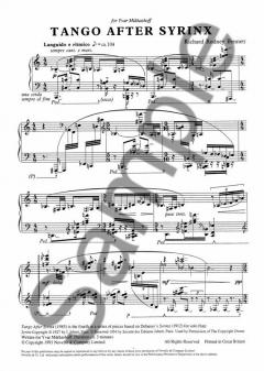 Tango After Syrinx and Impromptu for Piano von Richard Rodney Bennett 