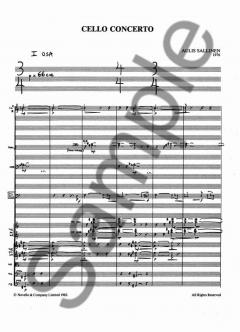 Concerto for Cello von Aulis Sallinen 