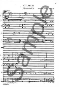 Actaeon von Richard Rodney Bennett 