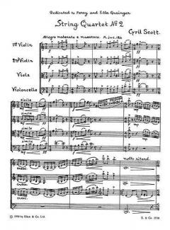 String Quartet No. 2 von Cyril Scott 