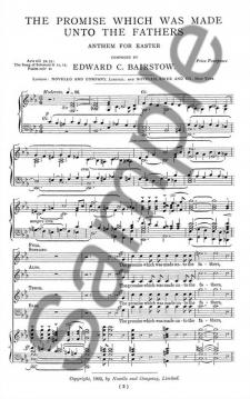 The Promise Which Was Made von Edward C. Bairstow 