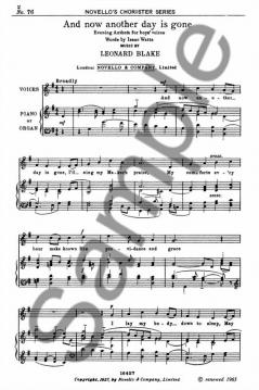 And Now Another Day Is Gone von Leonard Blake 