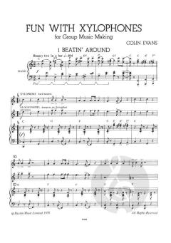 Fun With Xylophones Clarinet Ensemble Score von Colin Evans im Alle Noten Shop kaufen