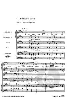 Alinda's Form And Hark The Birds von Thomas Linley 