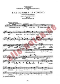 Summer Is Coming von Herbert Howells 