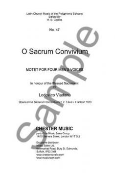 O Sacrum Convivium (Ludovico Grossi da Viadana) 