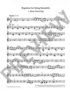 Ragtimes for String Ensemble von Leslie Searle 