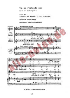 Tu Ne L'entends Pas von Jacques Le Fevre 