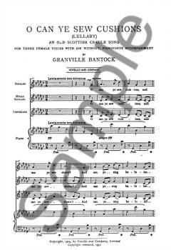 O Can Ye Sew Cushions von Granville Bantock 