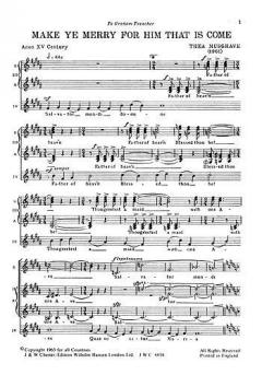 Make Ye Merry For Him That Is Come (Thea Musgrave) 