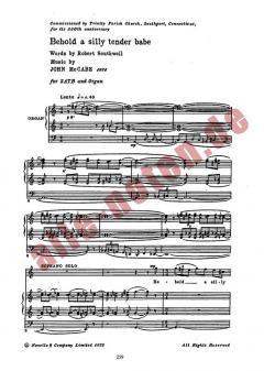Behold A Silly Tender Babe von John McCabe 
