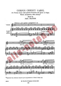 Corpus Christi Carol von Paul Drayton 