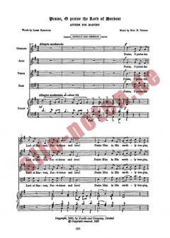 Praise, O Praise The Lord Of Harvest von Eric Thiman 