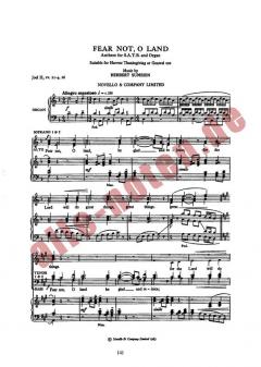 Fear Not, O Land von Herbert Sumsion 